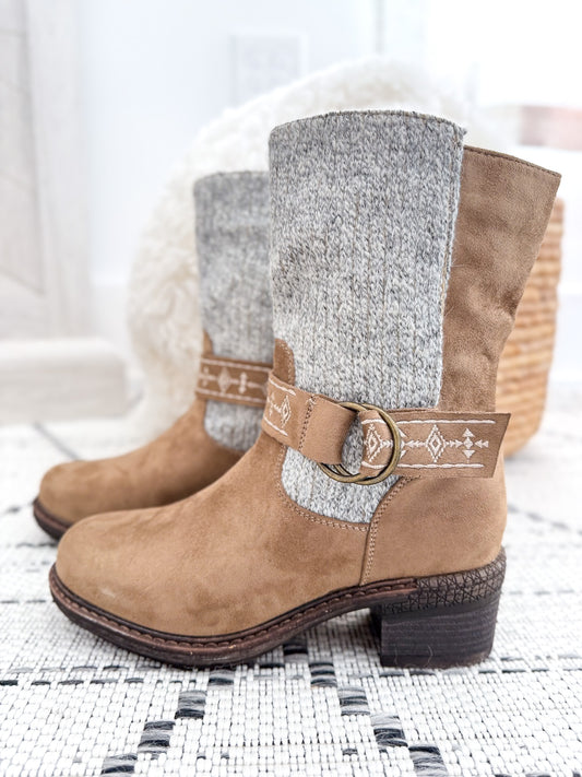 Muk Luks Arya Alice Boot - Stone