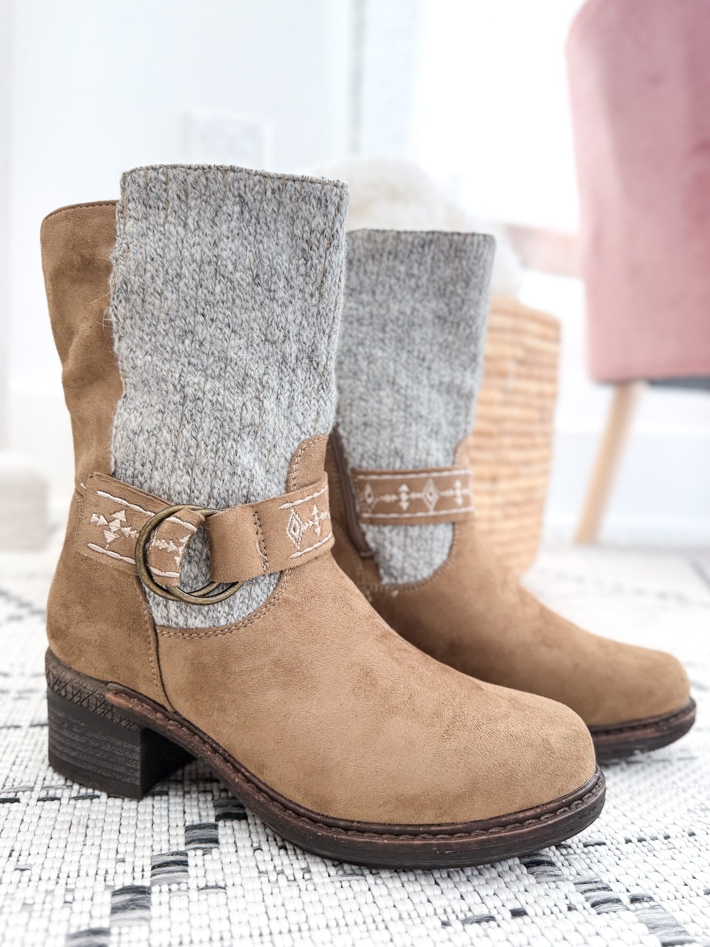 Muk Luks Arya Alice Boot - Stone