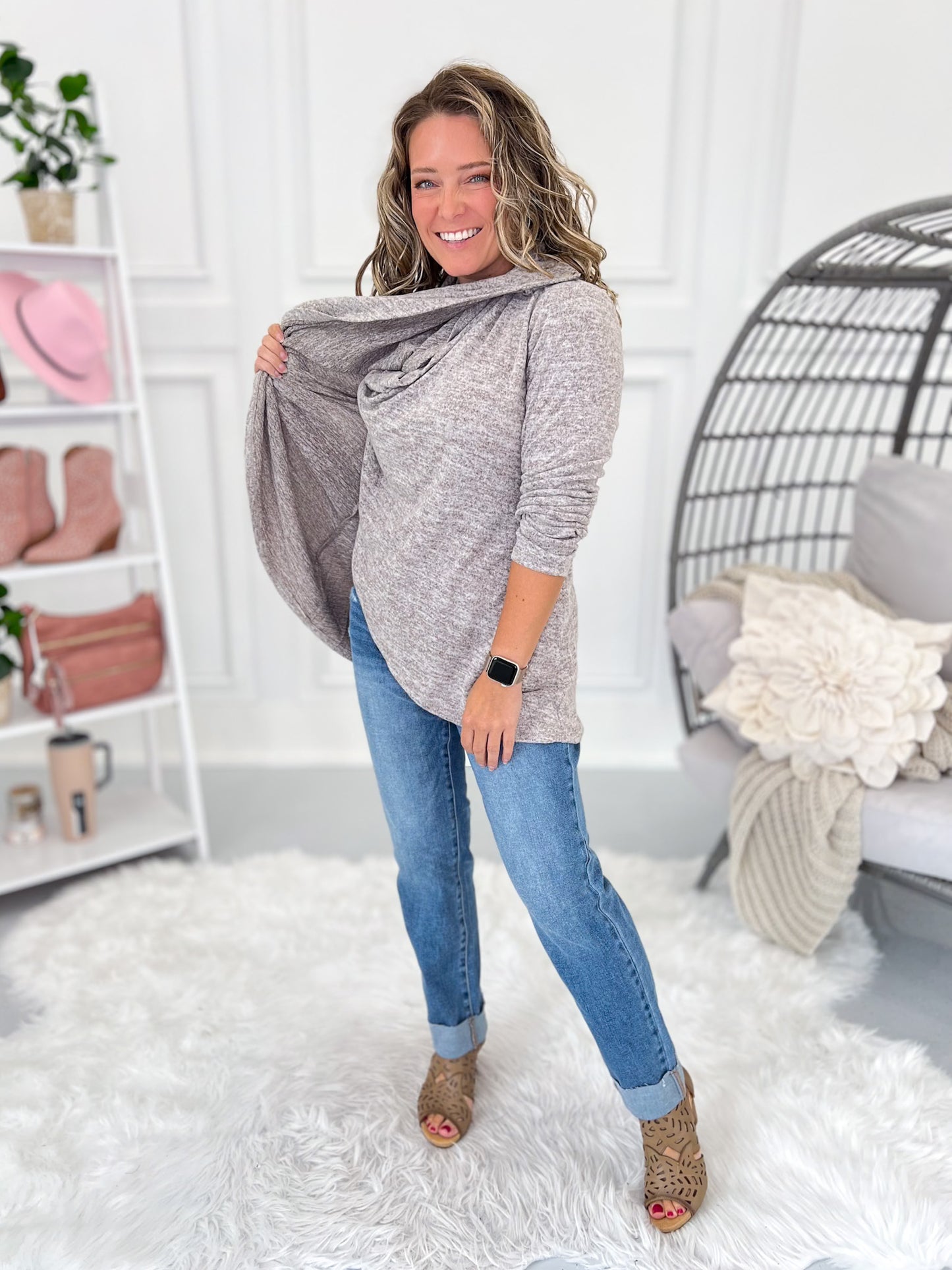 Whole New Journey Top - Convertible Tunic to Cardigan