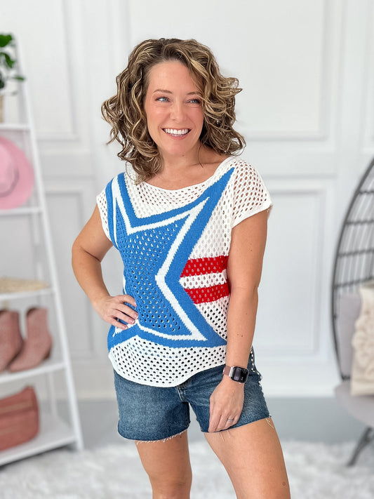 Freedom Rings Crochet Top