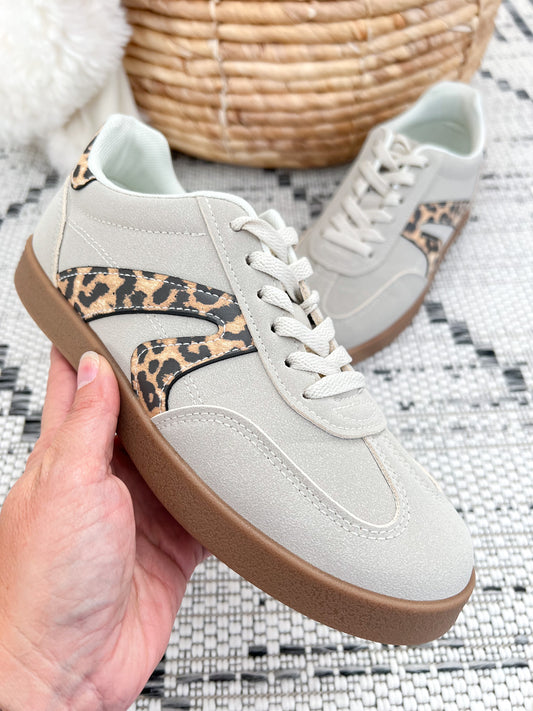 Very G Retro Leopard Sneaker - Cream