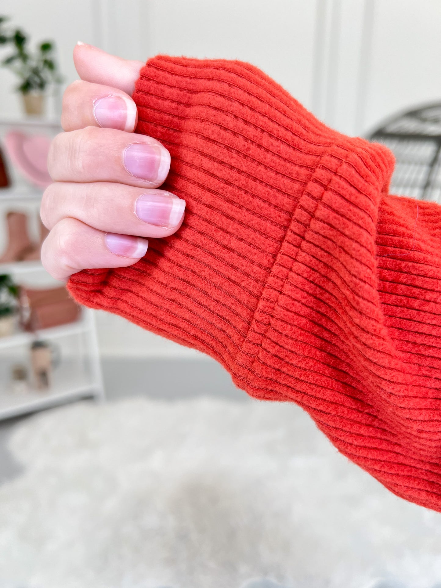 Corrine Ribbed Pullover Top