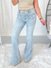 The Headliner - Judy Blue Patch Pocket Flare Jean