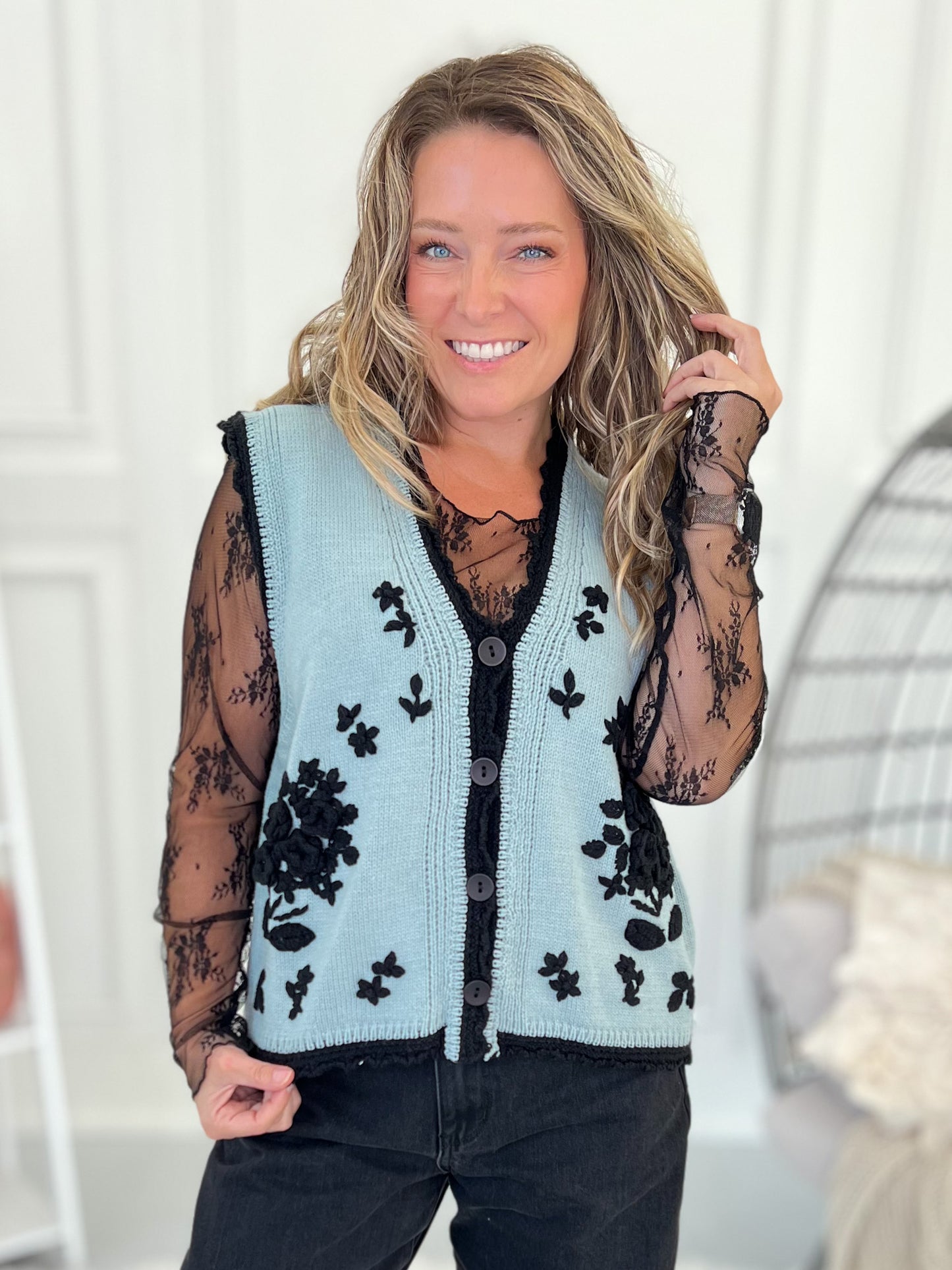 When We Meet Knit Cardigan