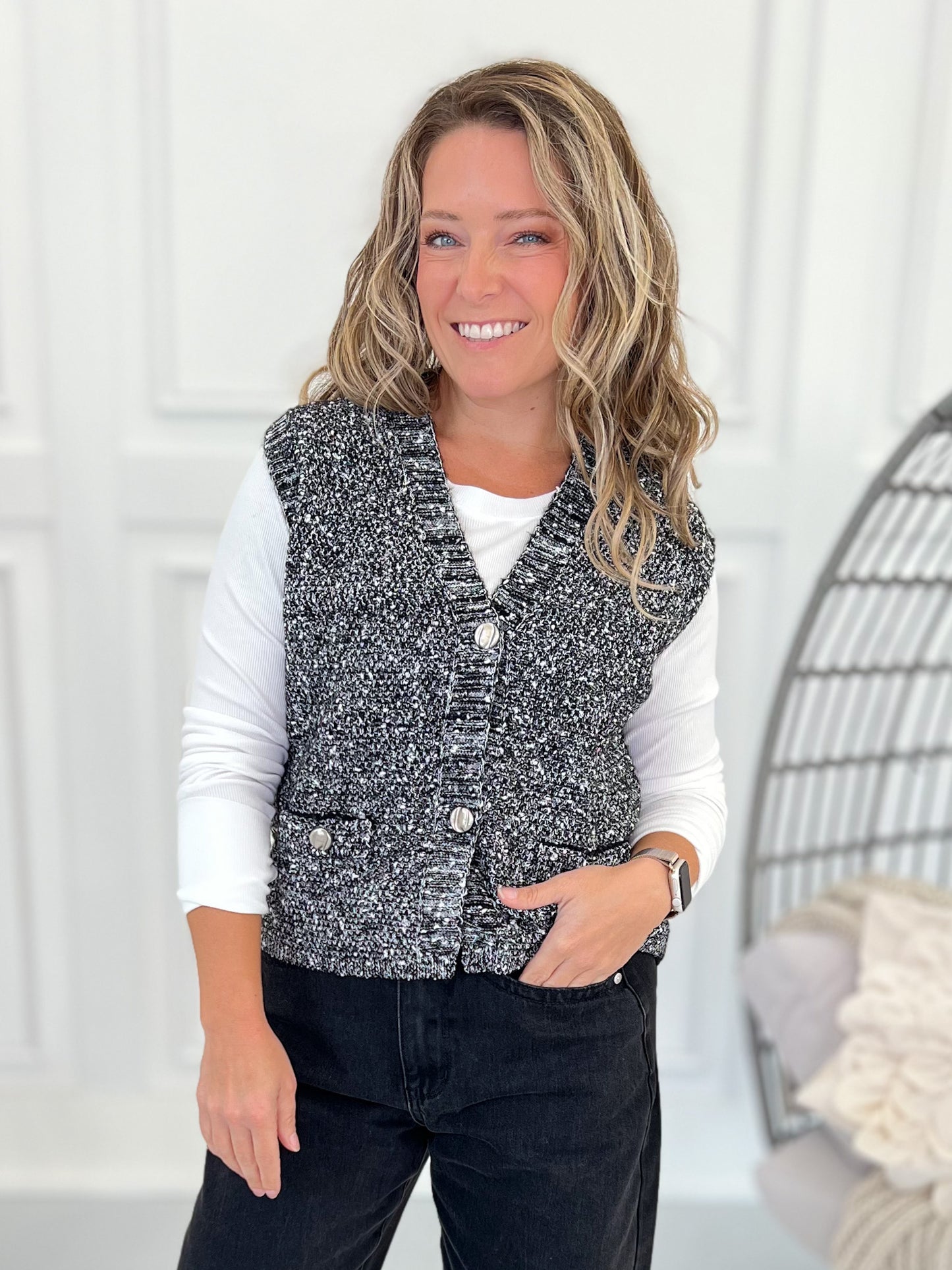 Walk On By Knit Vest