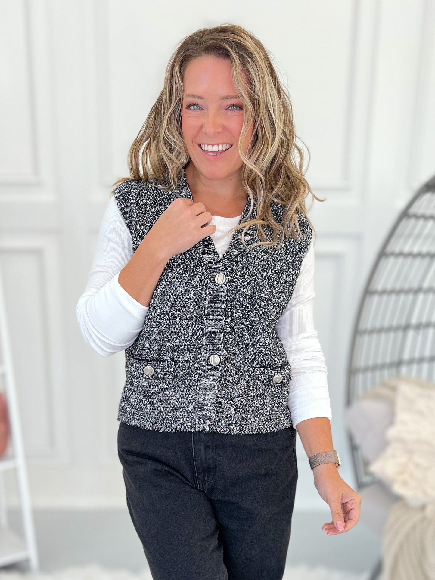 Walk On By Knit Vest