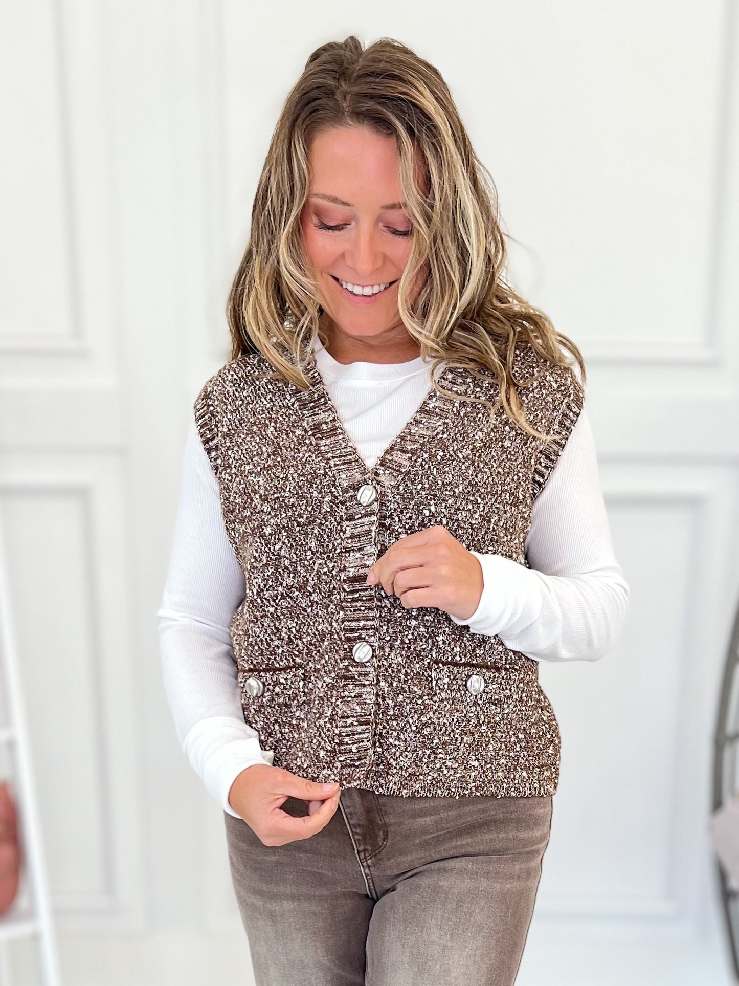 Walk On By Knit Vest