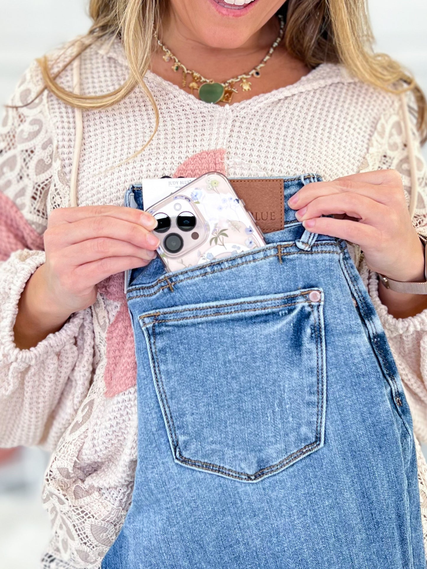 Off The Hook - Judy Blue Cell Phone Pocket Slim Fit Jeans