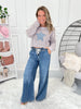 Go With The Flow - Judy Blue Palazzo Featherweight Rigid Elastic Waistband Jean