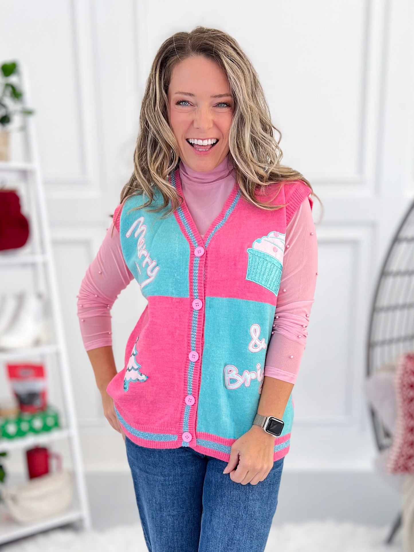 Merry And Bright Sweater Vest