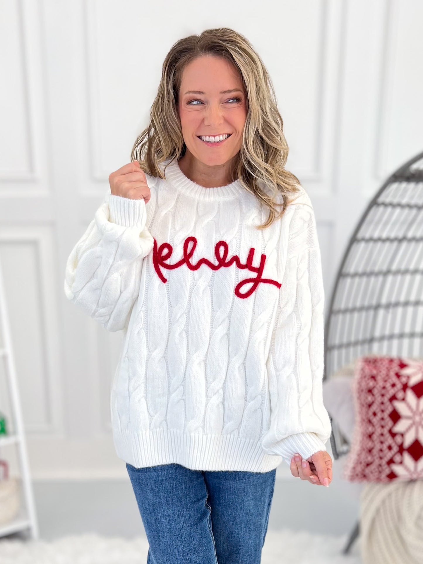 Merry Days Await Sweater
