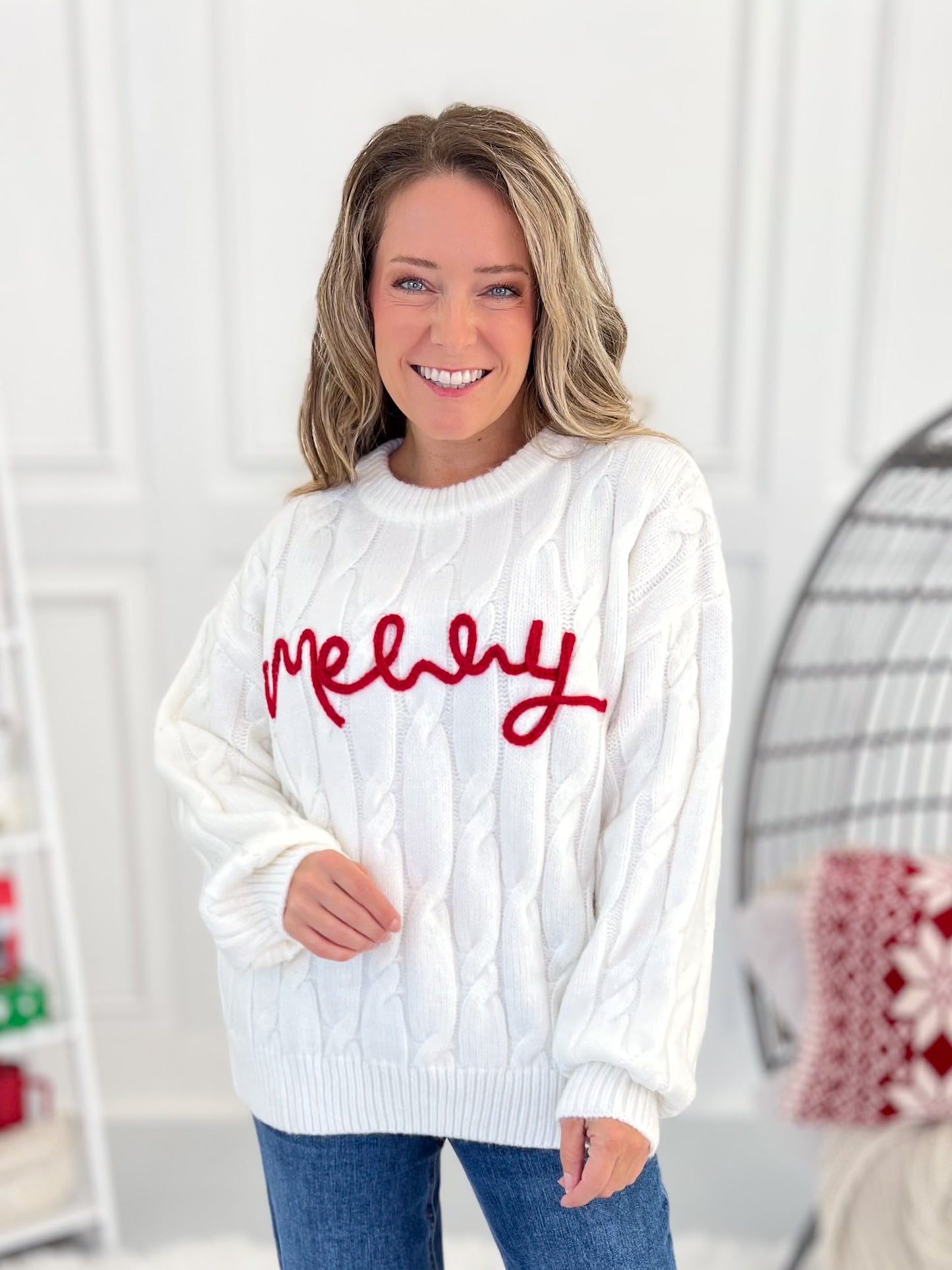 Merry Days Await Sweater