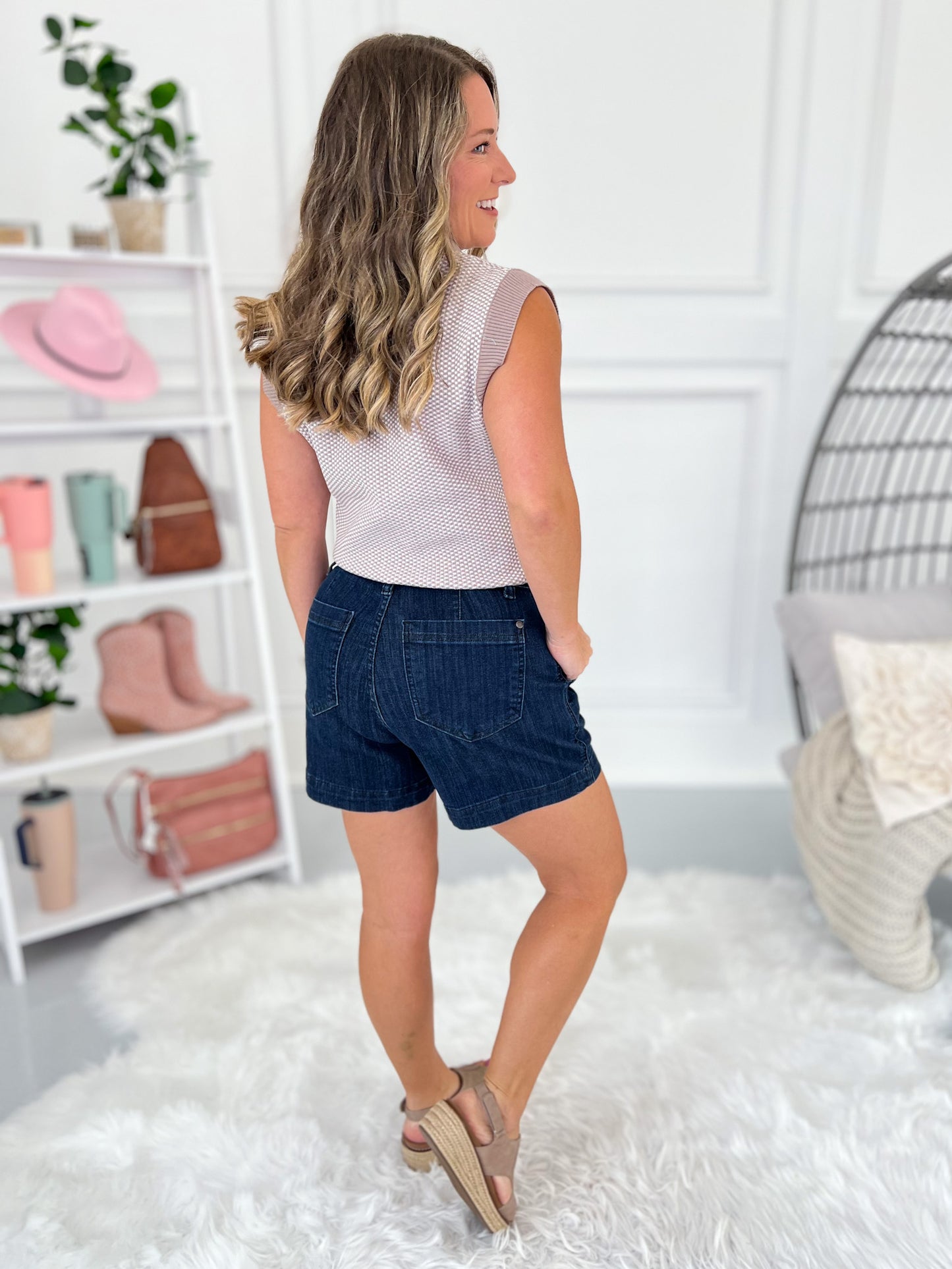 Coast To Coast - Judy Blue Trouser Shorts - Final Sale