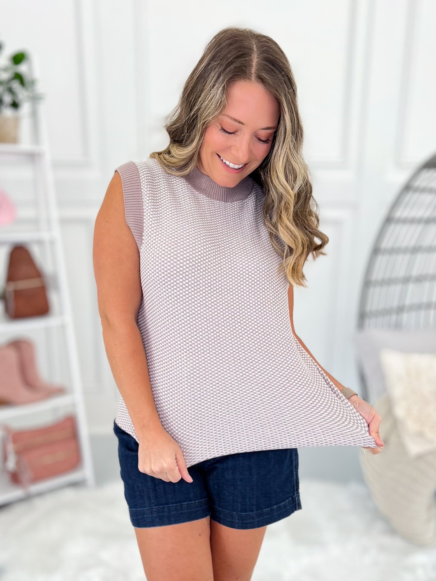 Back To Class Knit Top