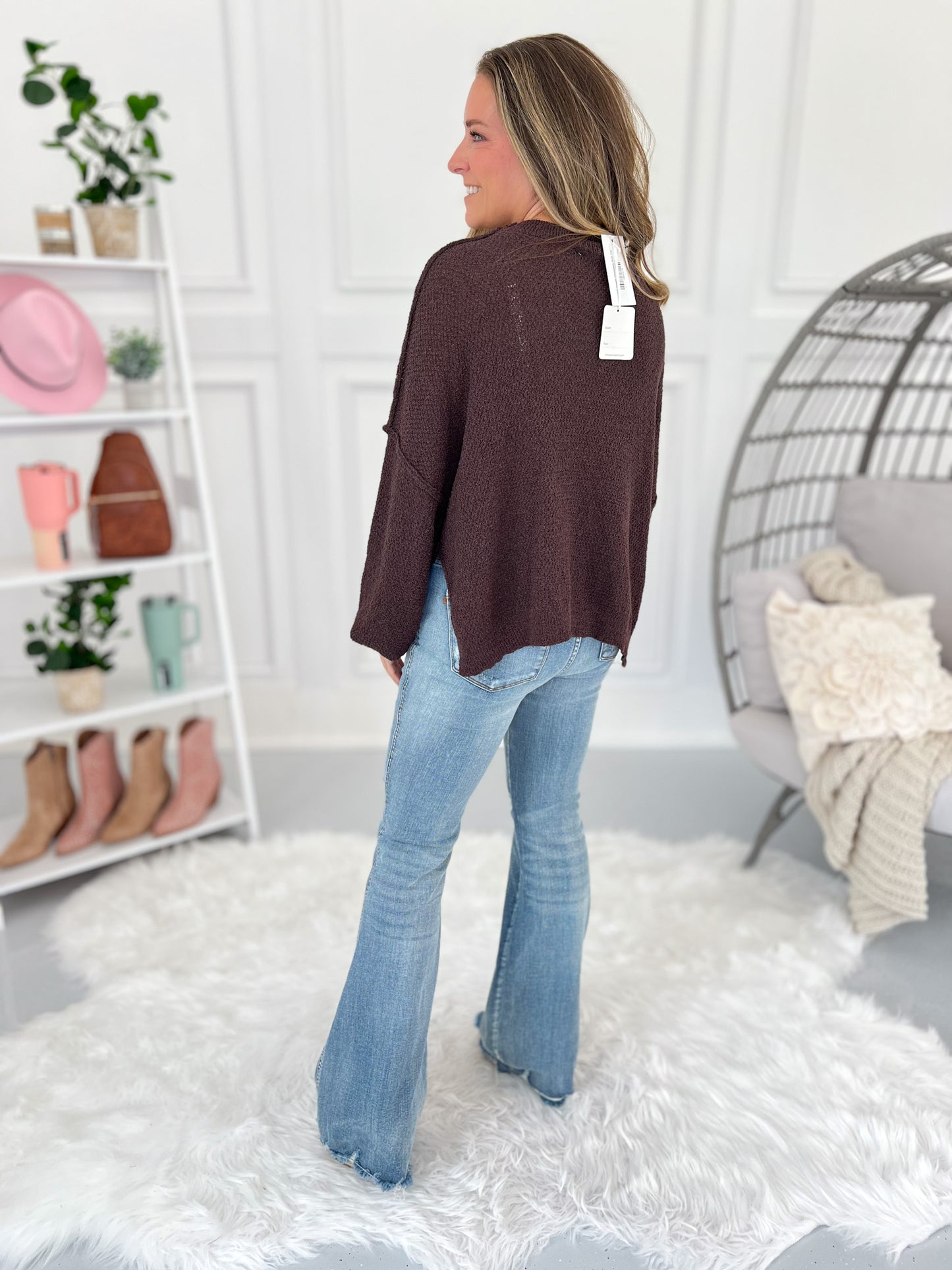 Sweet Sweet Chocolate Knit Top