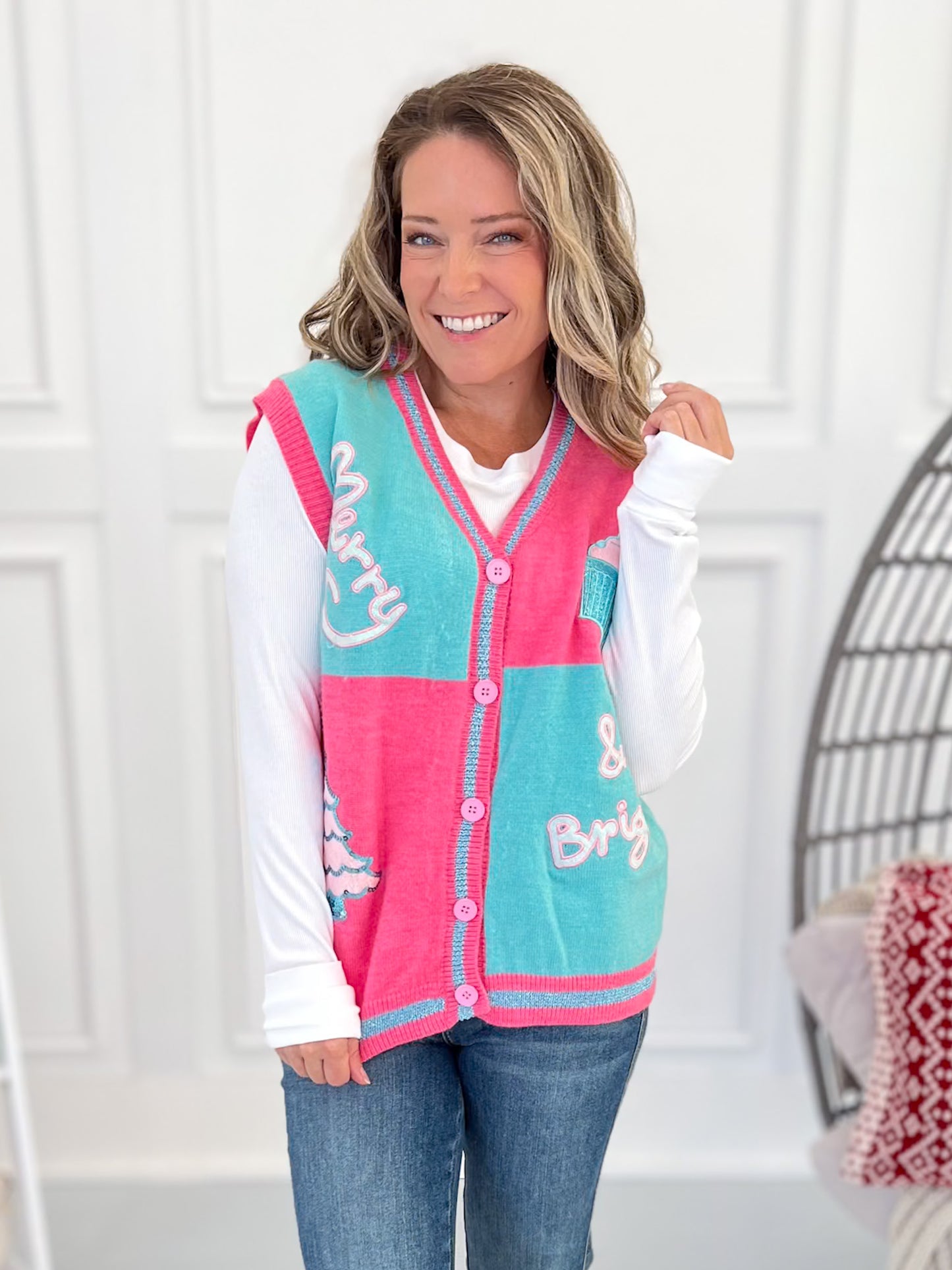Merry And Bright Sweater Vest