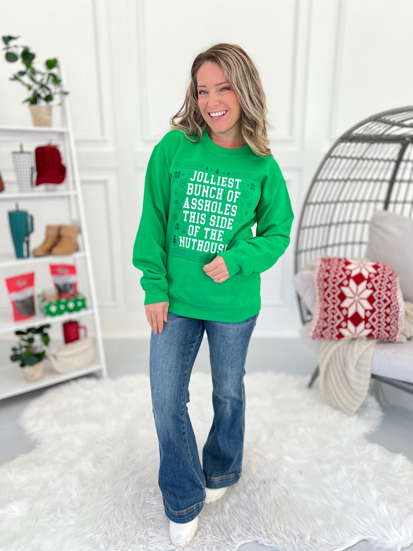 Jolliest Bunch Of A-holes Crewneck