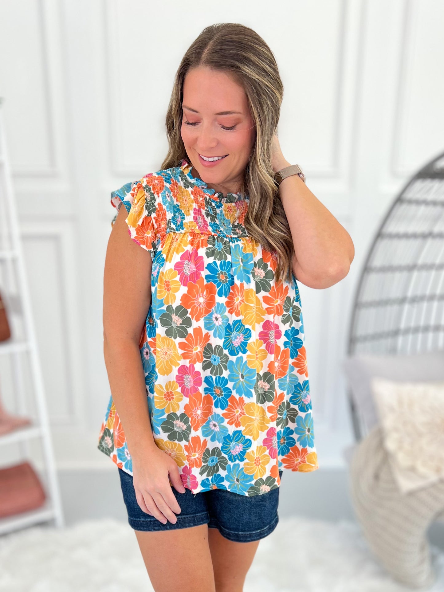 Lasting Blooms Top - Final Sale