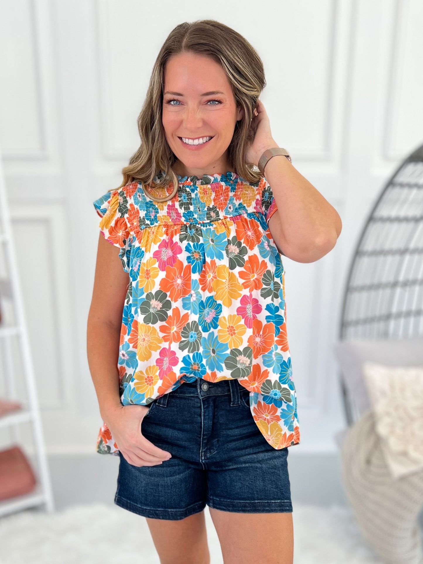 Lasting Blooms Top - Final Sale