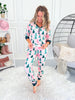 Crazy Soft Pajama Jogger Set - Pink Tree