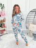 Crazy Soft Pajama Jogger Set - Book Floral