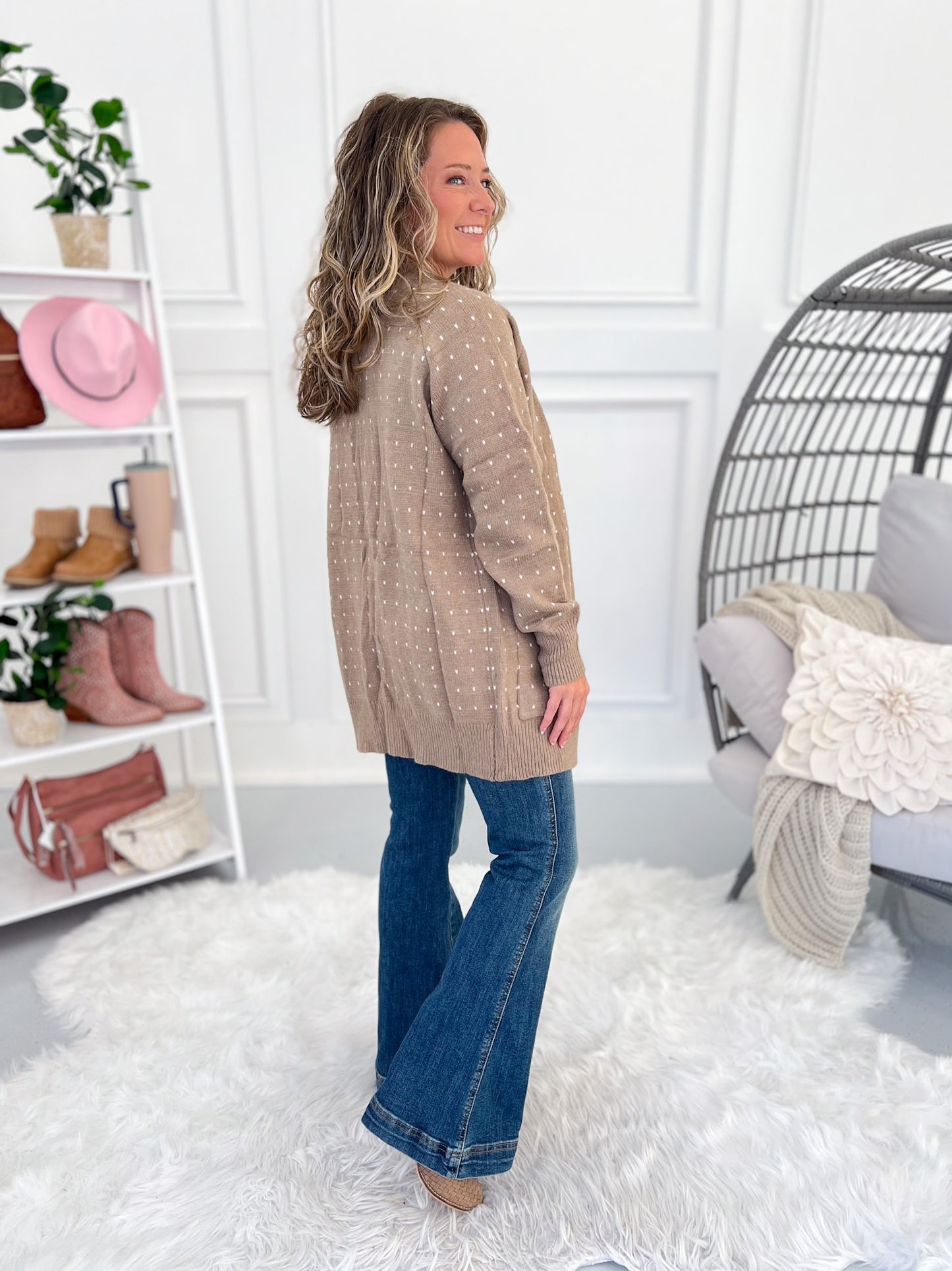 Spotted You Knit Cardigan