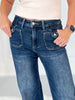 Keeping Tabs - Judy Blue Lux Retro Wide Leg Jean