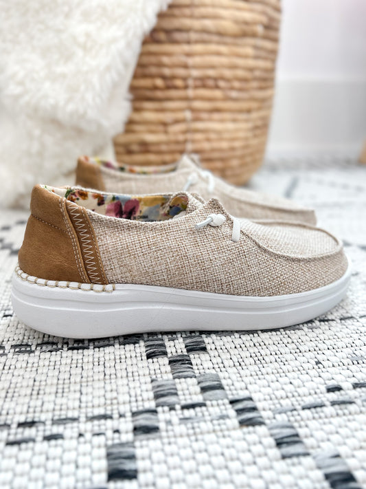 Corky's Kayak 2 Sneaker - Sand Tweed - Final Sale