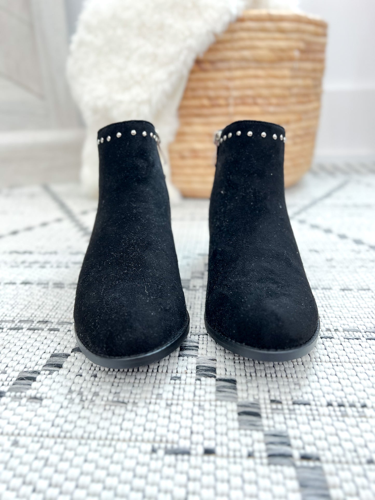 Corkys Casanova Ankle Bootie - Black Suede