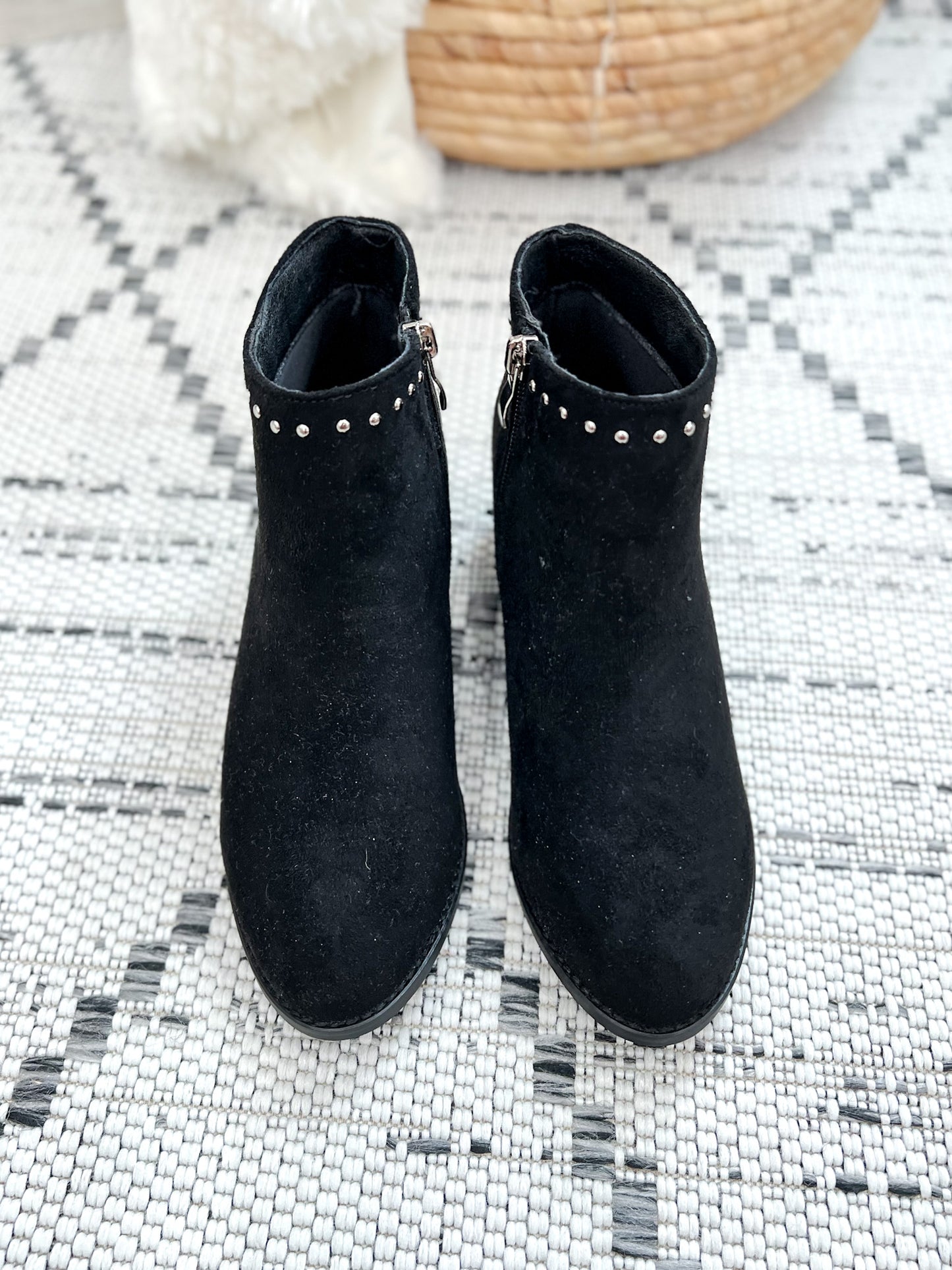 Corkys Casanova Ankle Bootie - Black Suede