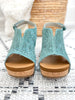 Very G Free Fly Wedge - Turquoise