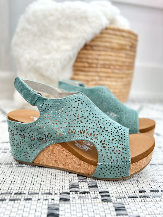 Very G Free Fly Wedge - Turquoise