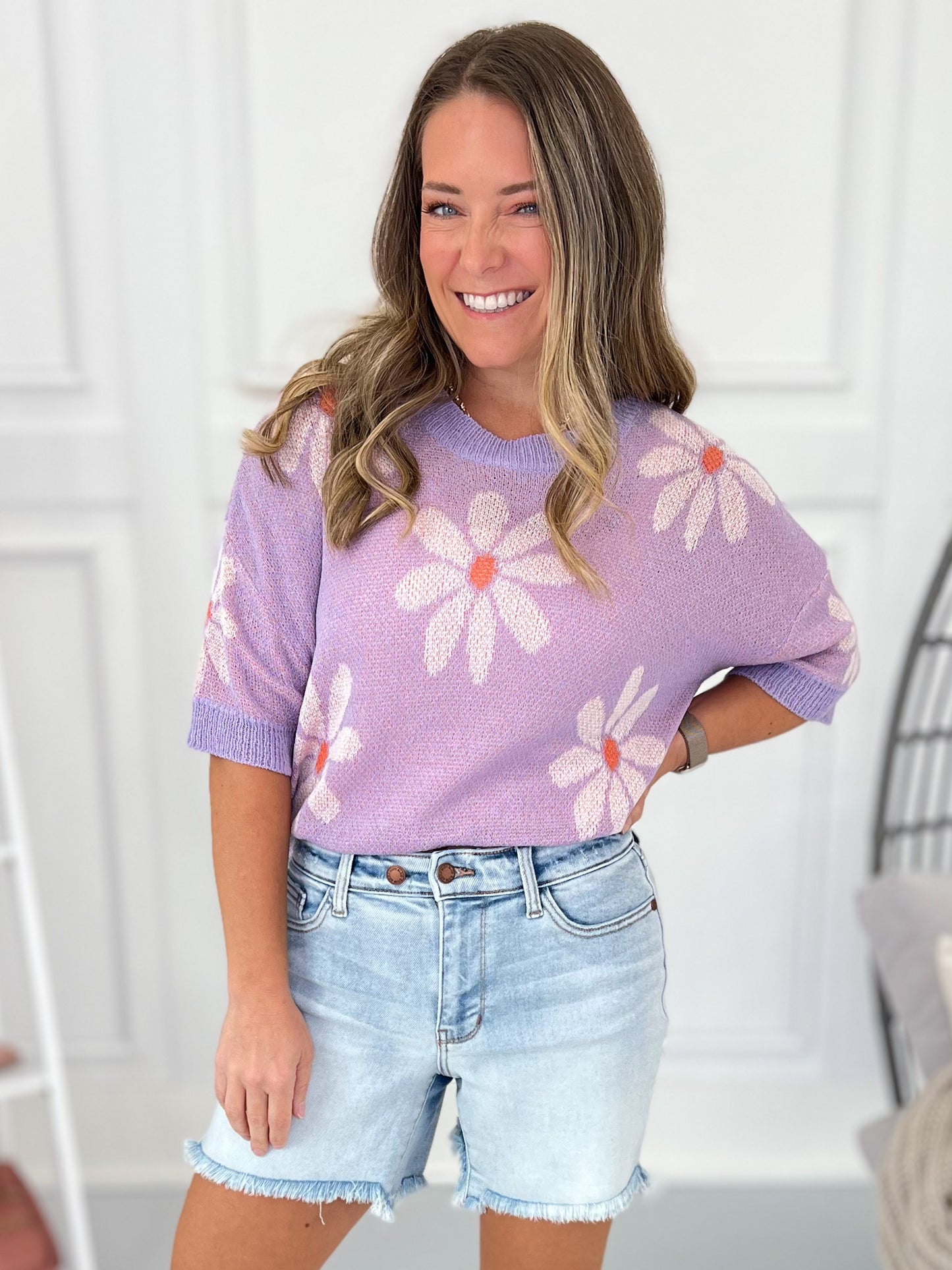Look No Further - Judy Blue Double Button Dad Shorts