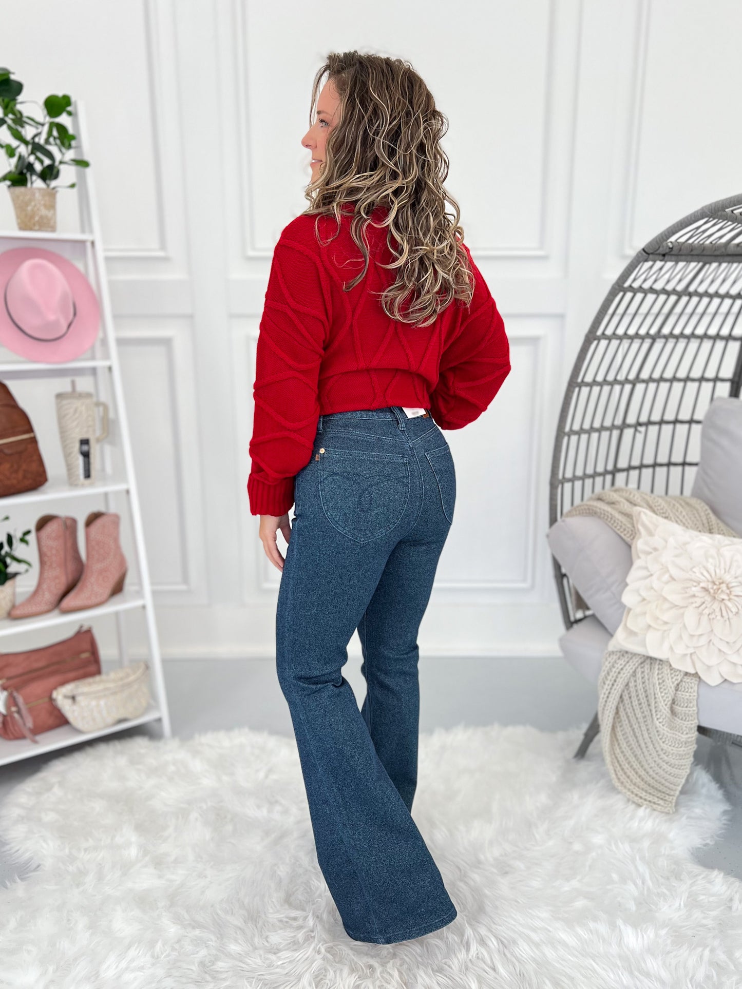 Dancing Queen - Judy Blue Sparkle Flare Jean