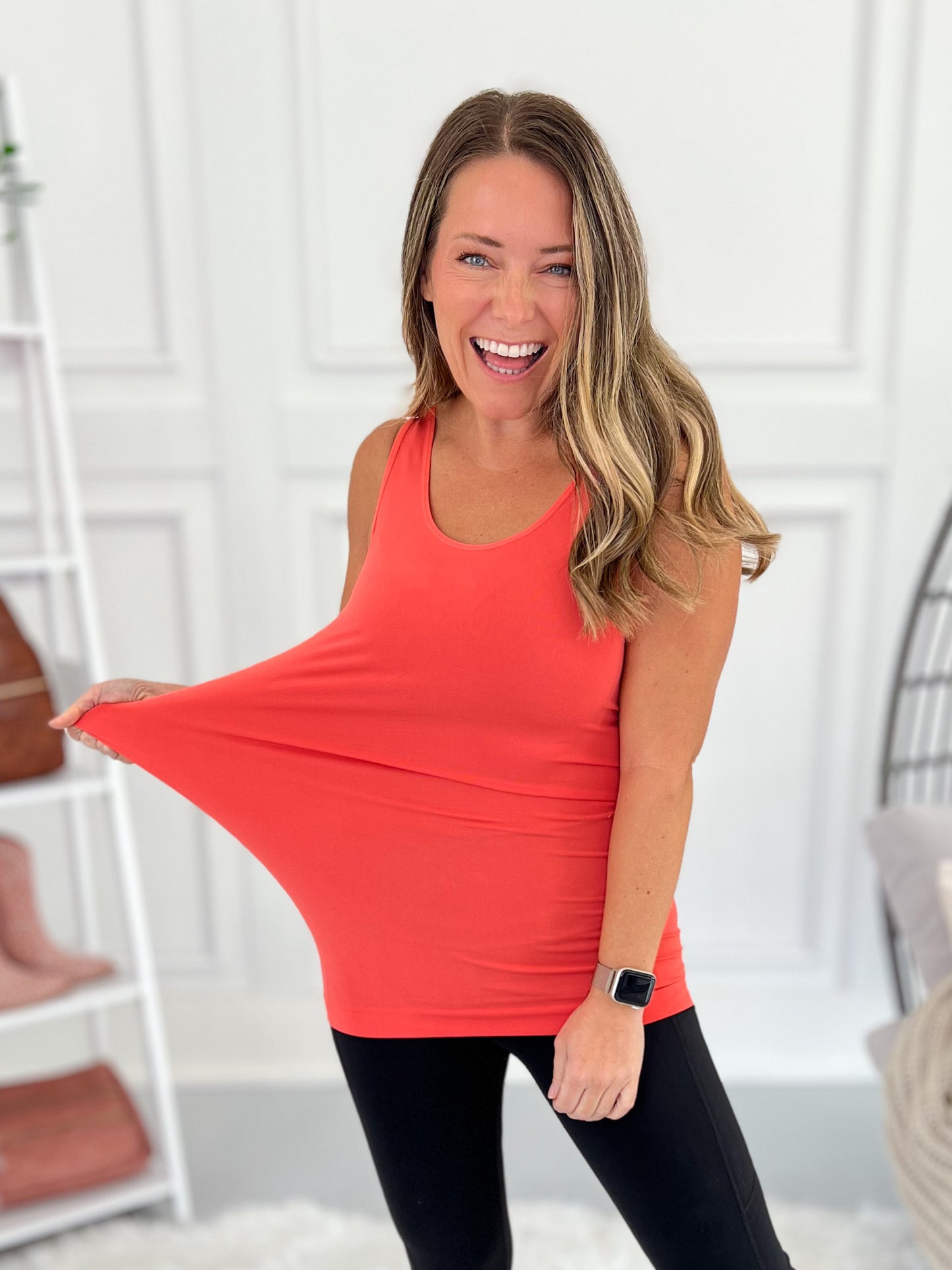 Reversible V or U Neckline Seamless Tank