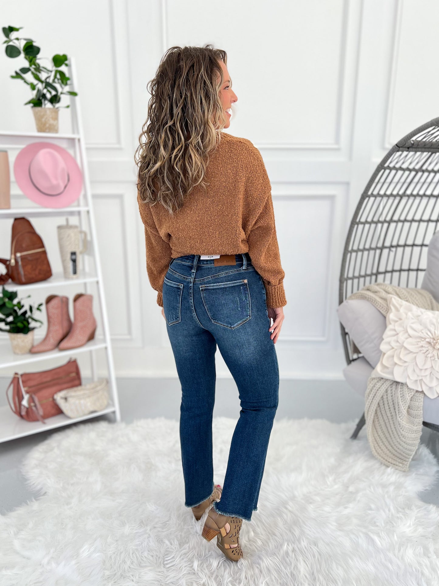 Kickstart My Style - Judy Blue Dark Wash Kick Flare Jeans