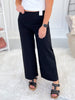 The Way To Do It Pants - Cropped Wide Leg - Final Sale