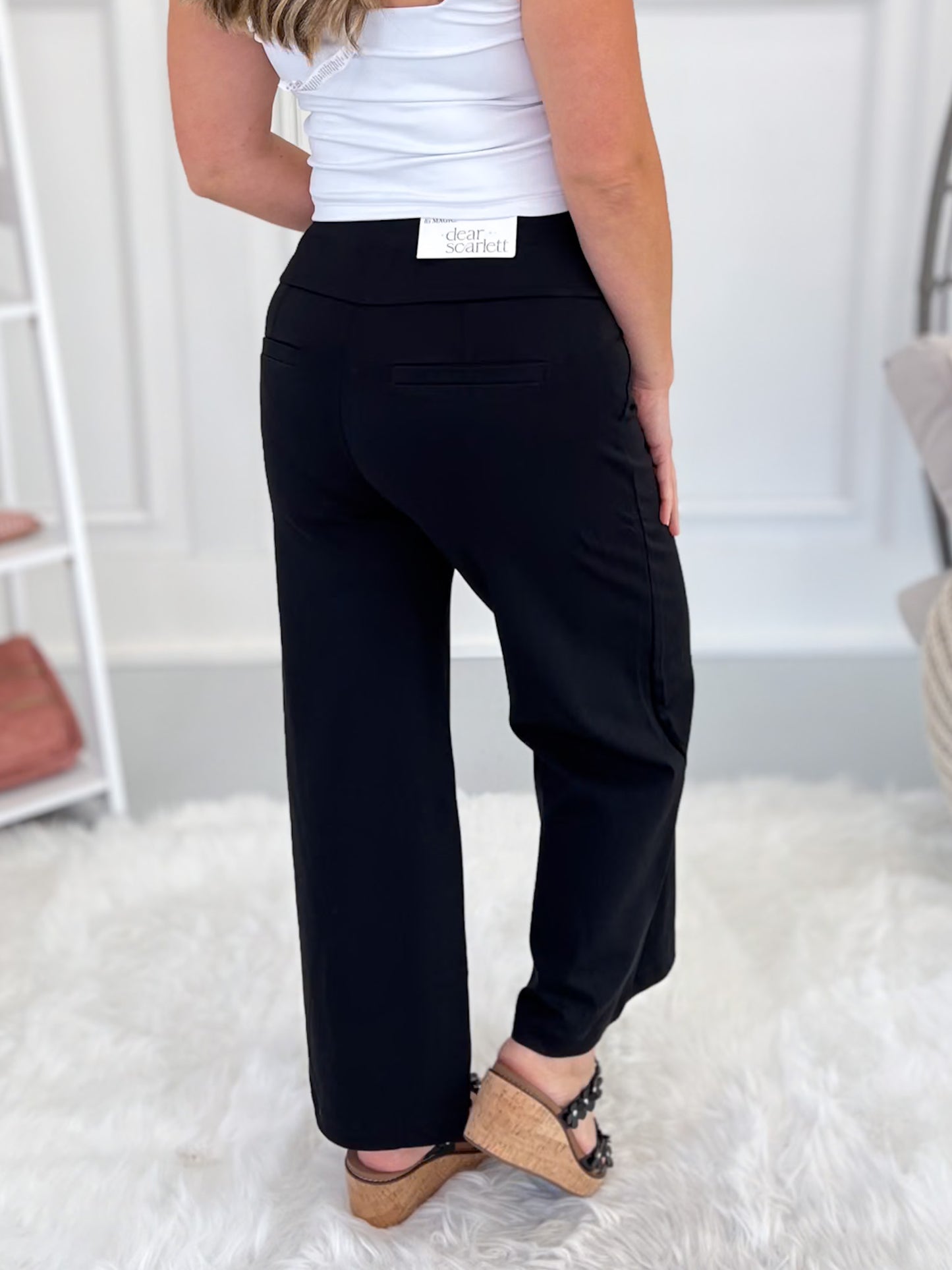The Way To Do It Pants - Cropped Wide Leg - Final Sale