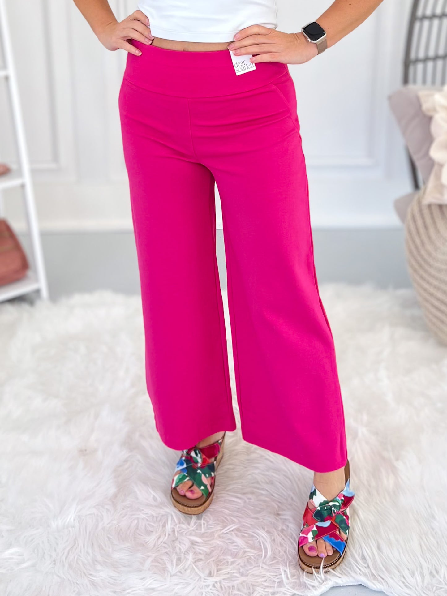 The Way To Do It Pants - Cropped Wide Leg - Final Sale