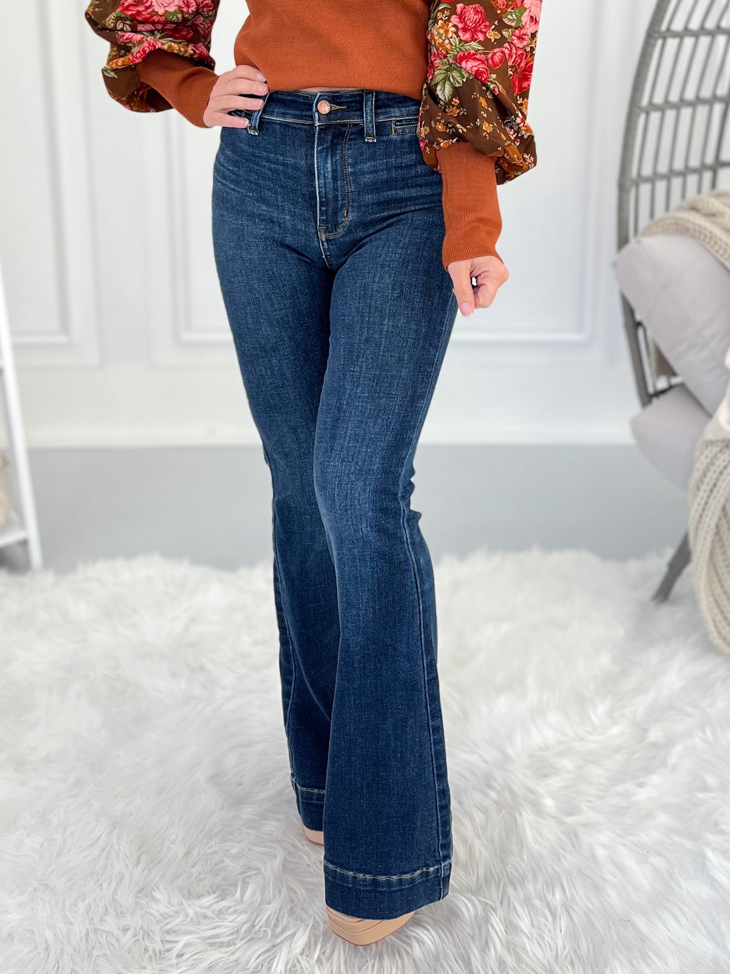 Small Talk - Judy Blue Trouser Flare Jean