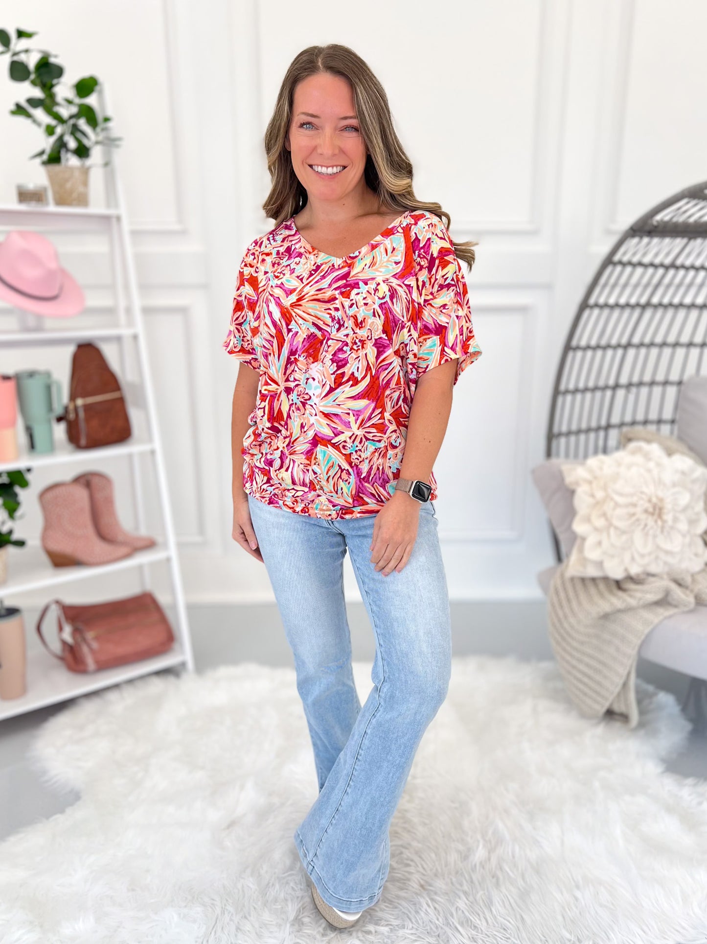 Whole New Thing Top - Magenta