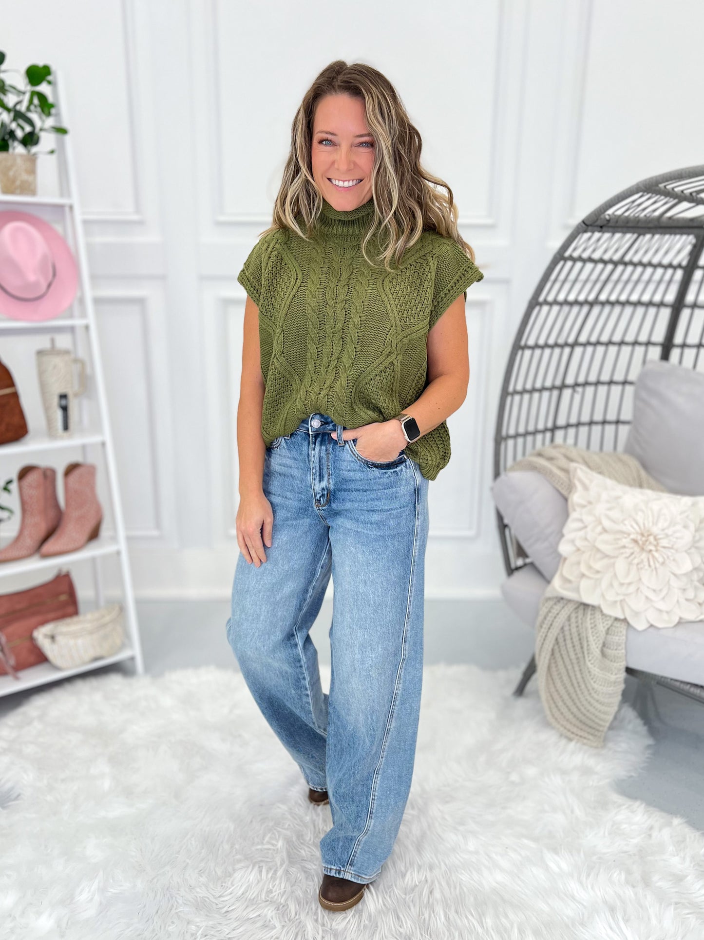 The Crossover - Judy Blue Wilhelmina Rigid Magic Twisted Side Seam Jean