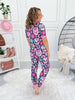 Crazy Soft Pajama Jogger Set - Floral Skulls