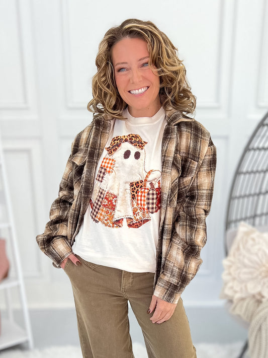 Patchwork Ghost Graphic Tee