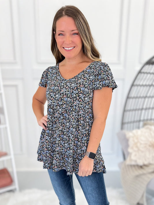 Blooming In Time Top - Final Sale
