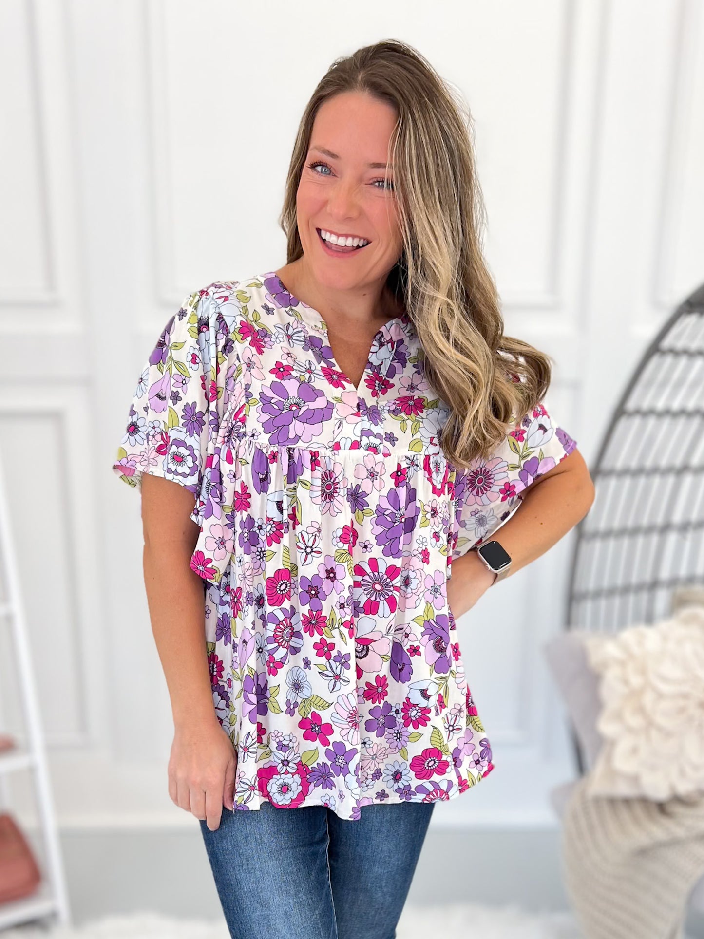 Watch Me Bloom Top