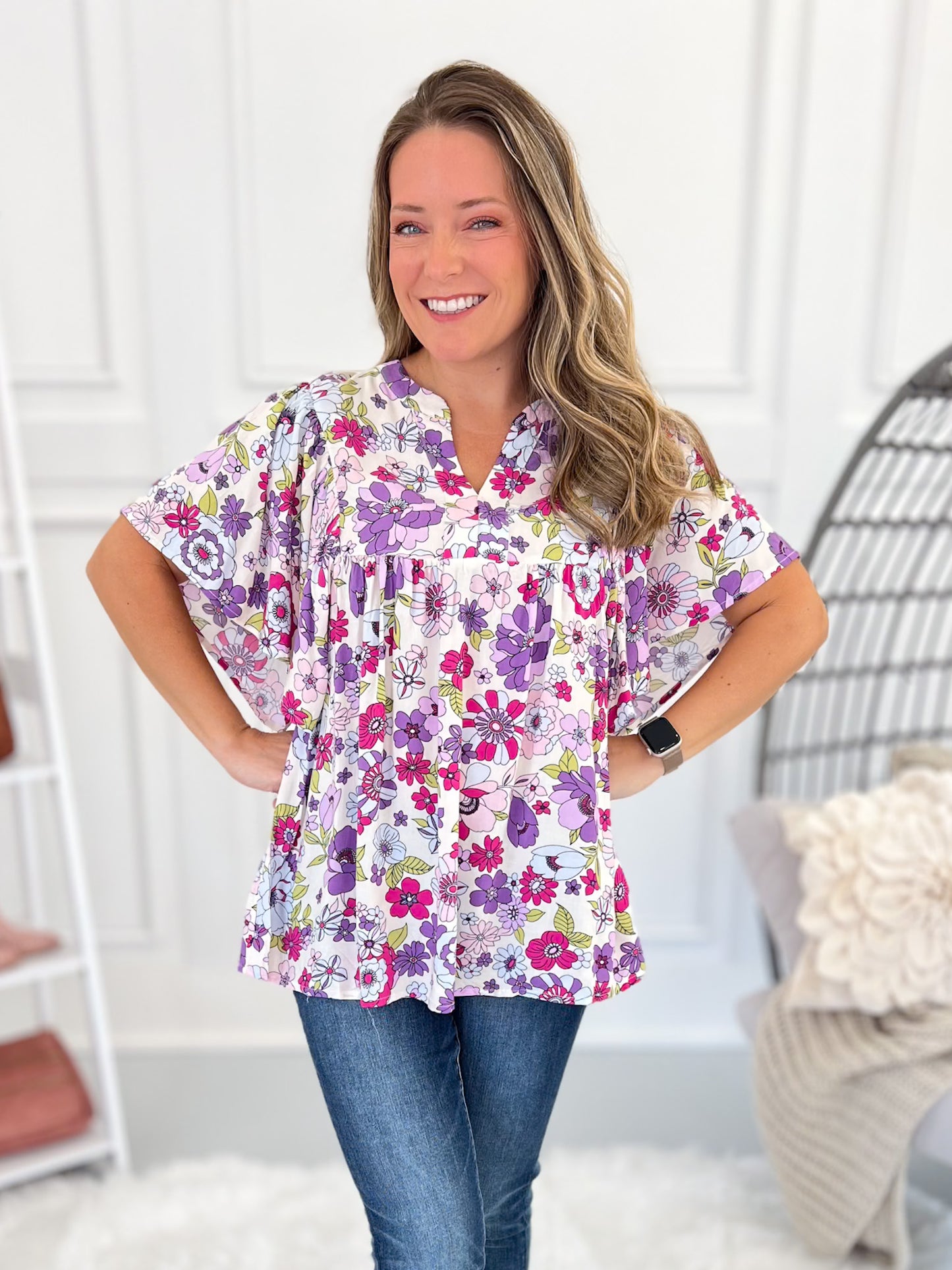 Watch Me Bloom Top