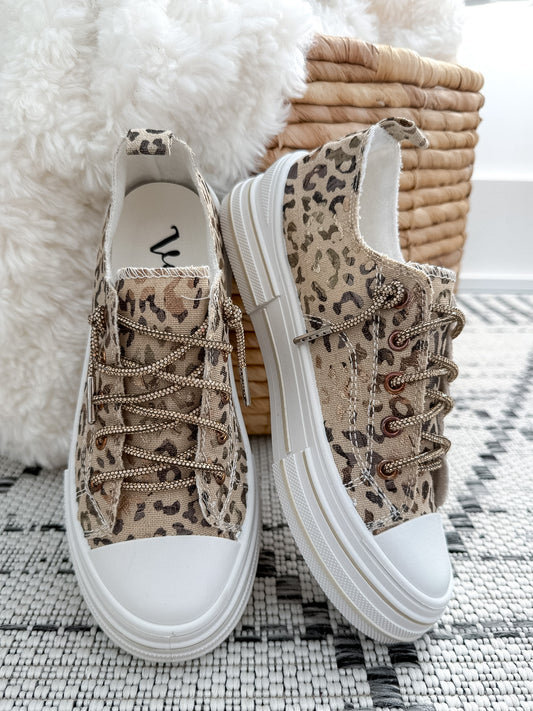 Very G Aman Leopard Sneaker - Natural