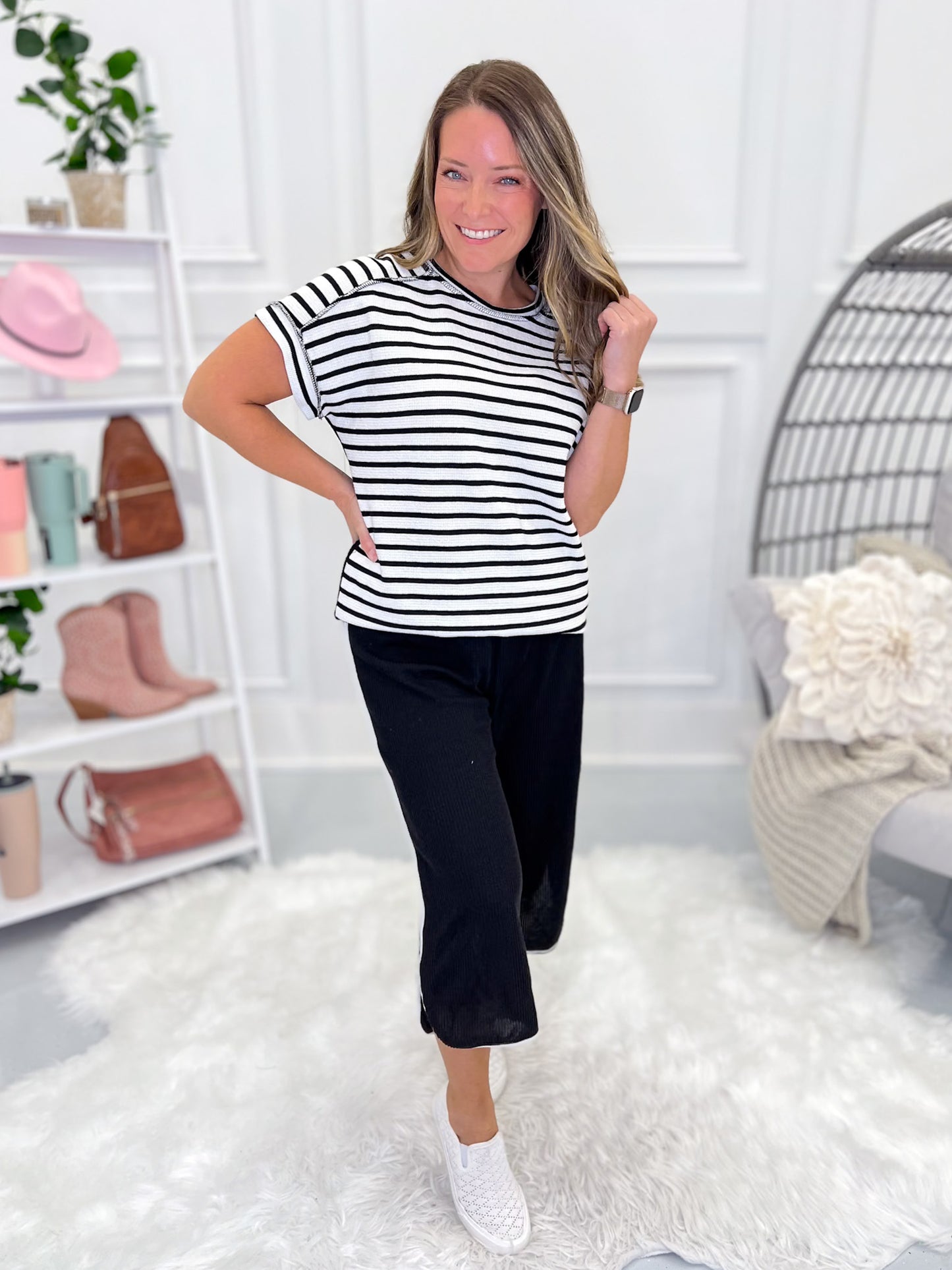 By Any Means Capri Joggers - Final Sale