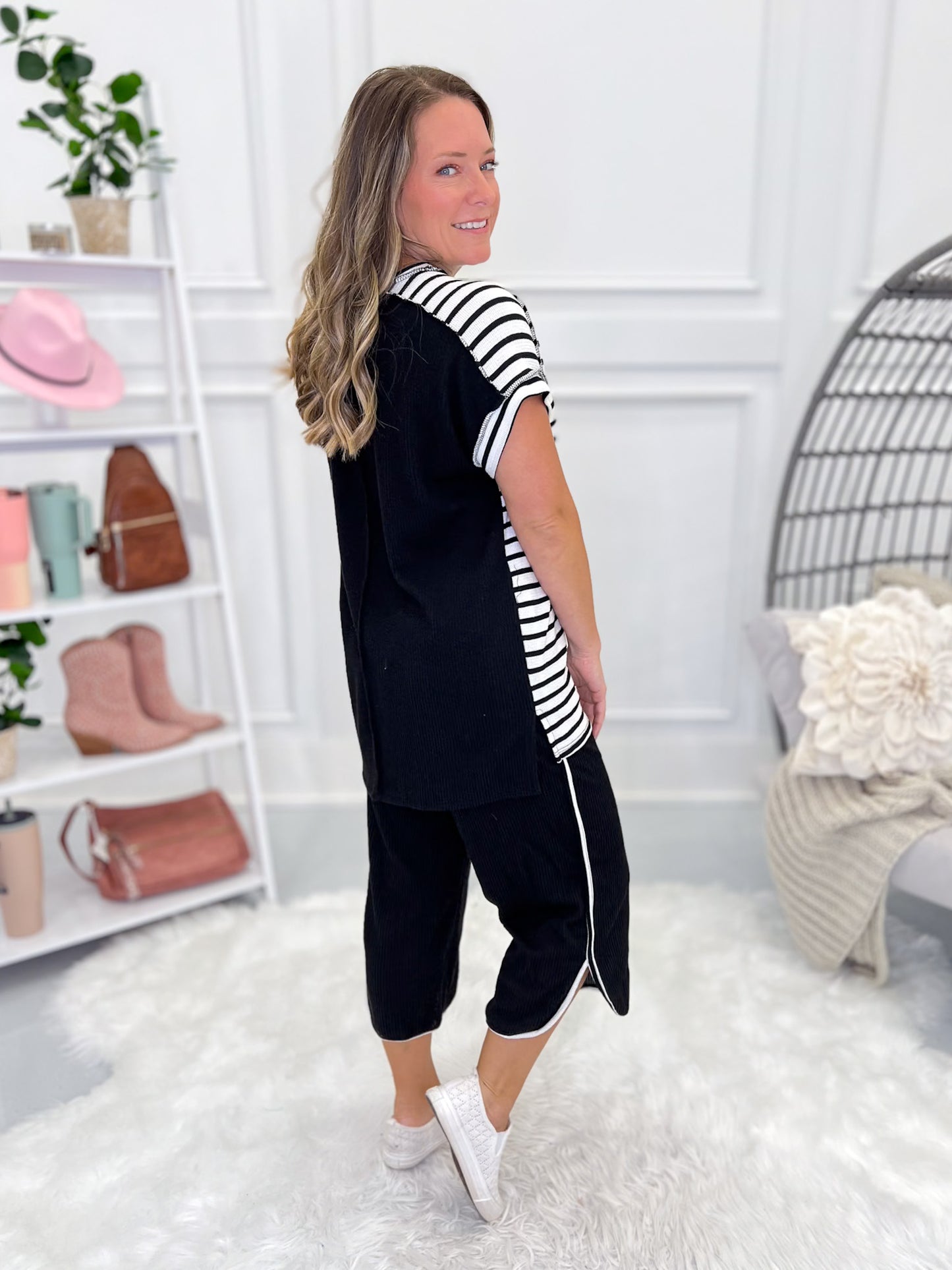 By Any Means Capri Joggers - Final Sale